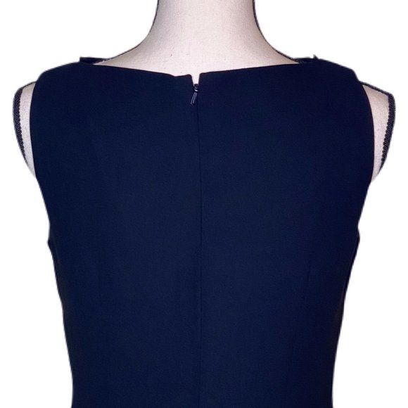 Maggy L Black Sleeveless Sheath Dress Size 4 - Picture 4 of 7